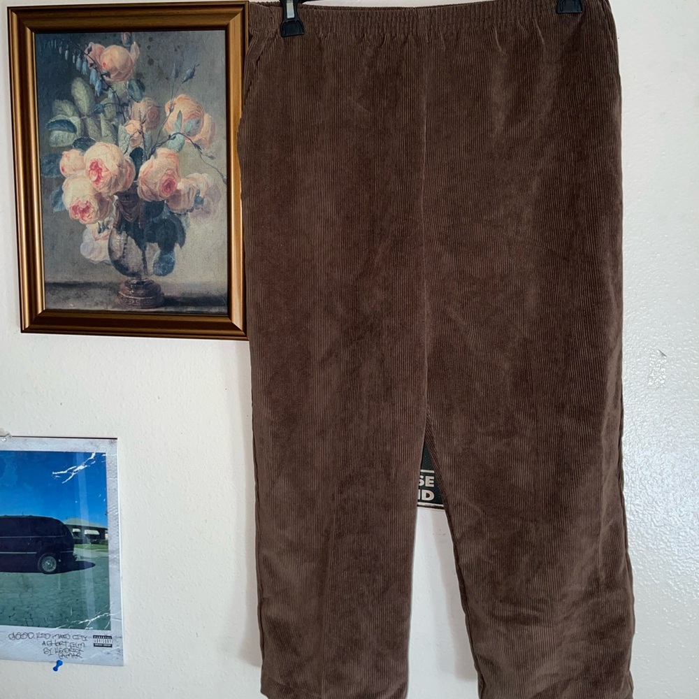 Brown casual pants
